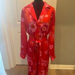 Trina turk poly jumpsuit